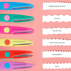 🥰【Juego de 6 piezas】✂️🌈Tijeras de seguridad para niños (para proyectos de bricolaje)