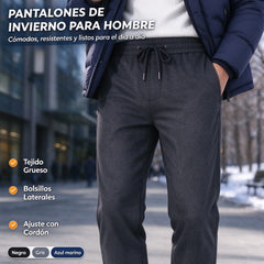 👖【L-5XL】Terciopelo de otoño e invierno más pantalones deportivos de terciopelo para hombre, pantalones casuales sueltos