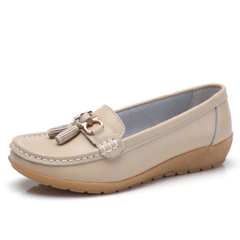 😍【35-44】 Nuevos zapatos de cuero de moda de otoño para mujer.