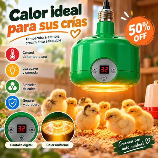 🌡️💡🐣Lámpara de calor inteligente de temperatura constante para la cría de mascotas