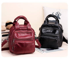 👜 2026 Nuevo bolso bandolera de cuero suave multifunción para mujer, elegante y práctico