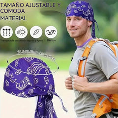 🤠💯【Juego de 6 piezas】Pañuelo clásico para motociclistas y deportistas.
