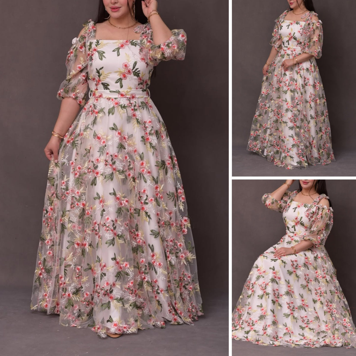 【S-5XL】Vestido de alta calidad, nuevo estilo, muy hermoso.