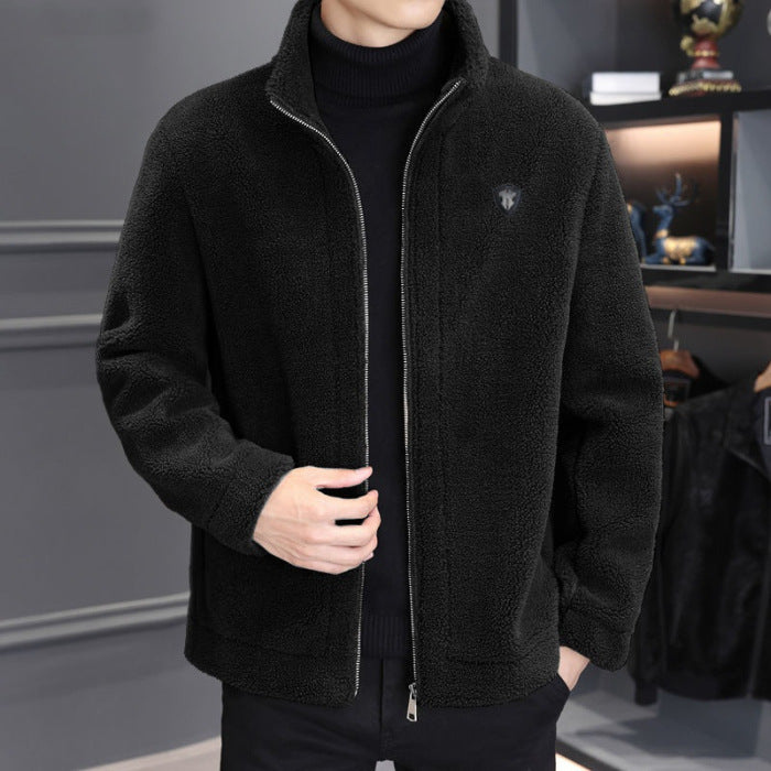 🔥【49% OFF】【M–4XL】🐏Nueva chaqueta de invierno de piel de cordero para hombre. Abrigo grueso, cálido y de corte holgado.
