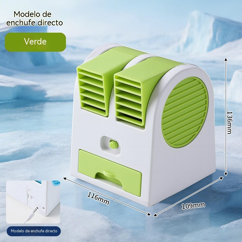 🔥【Imprescindibles de verano】❄️Mini aire acondicionado, ventilador de refrigeración portátil