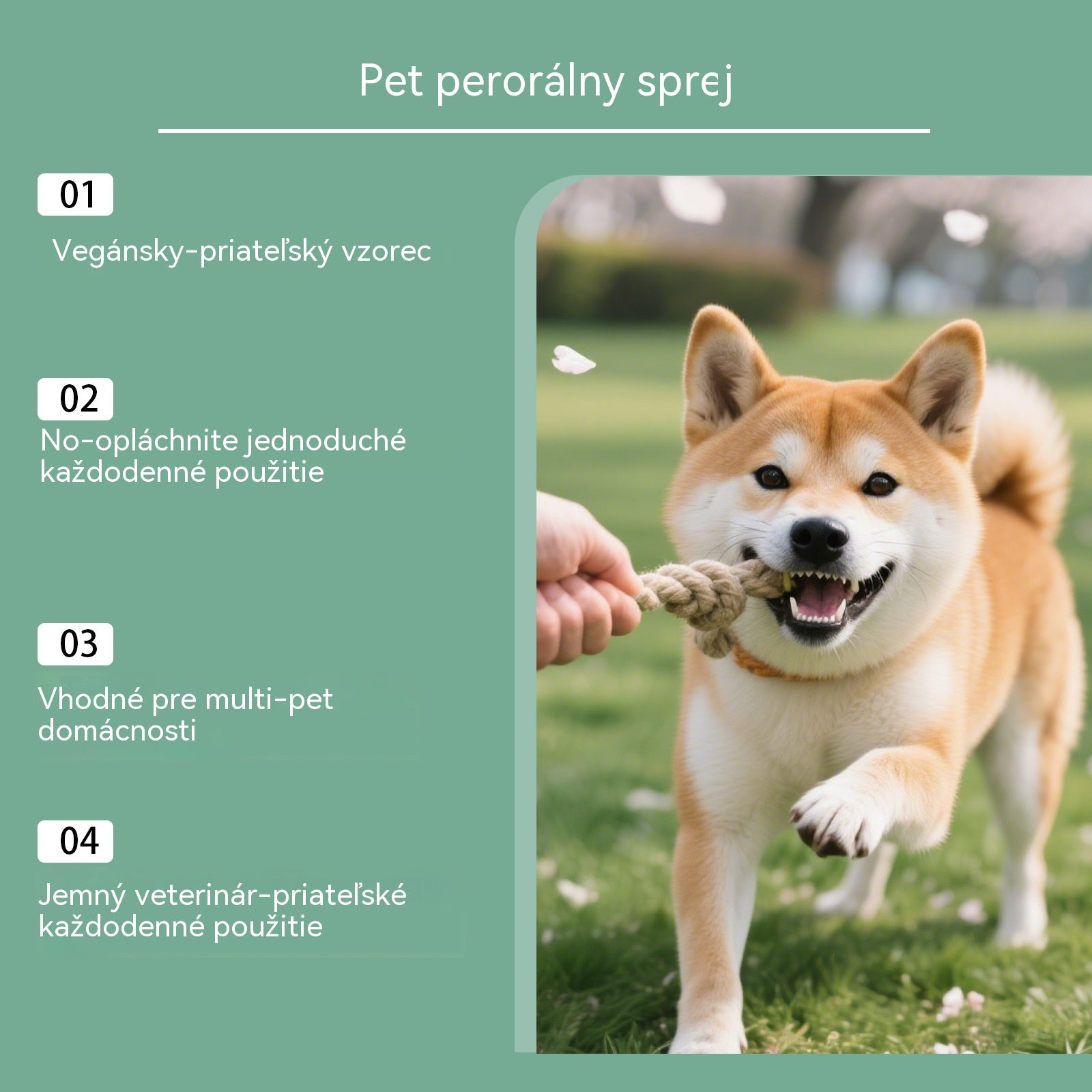 🐱🐶Ústny sprej pre domáce zvieratá na osvieženie dychu vášho domáceho maznáčika.