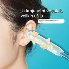 【Visoko učinkovito uklanjanje ušnog voska】Novi posebno dizajnirani štapić za čišćenje ušiju