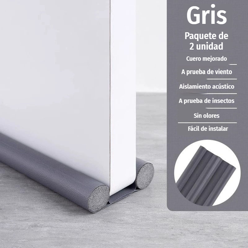 🔥Compra 1 y llévate 1 gratis🔥🔥 【Paquete de 2】Burlete impermeable para el fondo de la puerta: aislamiento acústico, antiviento y antiinsectos (93cm)🌙