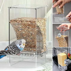 🐦🔥Kiömlésbiztos automata madáretető