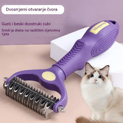 🔥🐕🐱【Kupite 1, dobijte 1 gratis】3-u-1 višenamjenski češalj za raspetljavanje dlaka kućnih ljubimaca, češalj za uklanjanje dlaka pasa i mačaka