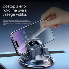 🎯 50 % POPUSTA NA VSE! Vrtljivo držalo za telefon – varna pritrditev na armaturno ploščo, guma z visokim oprijemom 🧭🔄 【Zagotovljena kakovost】