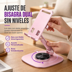 📢📢 50 % de descuento ✨ Soporte premium para teléfono móvil, totalmente metálico – base de escritorio con rotación de 360°
