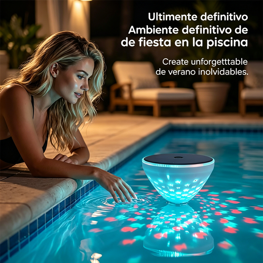 🌙 Lámpara Solar Flotante con Efecto de Peces – Ilumina tu piscina y jardín con magia sin cables ✨