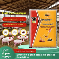 【10 piezas】Spray especial para matar mosquitos y moscas para granjas de cría
