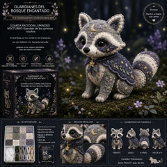 🔥¡Último día! ✨Kit DIY Guardián del Bosque Mágico: crea tu propio compañero único del Bosque Mágico 🧵🦉🦊🦌