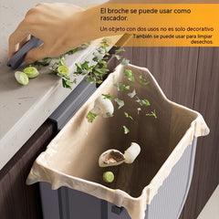 🗑️🚪Cubo de basura plegable colgante para cocina, cubo de basura colgante para puerta de armario doméstico