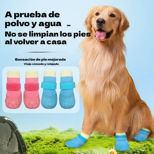 ✨【S-XL】🐾🐾Almohadillas antideslizantes e impermeables para las patas de las mascotas, aptas para todas las estaciones.