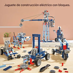 🤖🧩 【50% de descuento por tiempo limitado】Robot constructor eléctrico tipo LEGO para niños