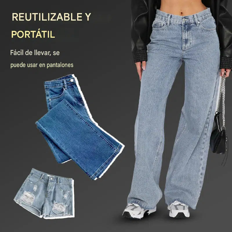 [10 piezas 22 euro] 🏆Extensor de cintura metálico con resorte para jeans🔩👖