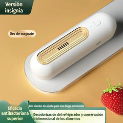 🔋❄️ Purificador de Aire Recargable para Nevera | Elimina Olores con Ozono e Iones Negativos | Portátil y sin Cables 🍃