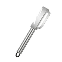 ✅【¡Compra 1 y llévate 1 gratis!】🧅🔪 Pelador de cocina multifuncional 3 en 1: ¡Pela, corta y abre tapones de botellas! 🔥