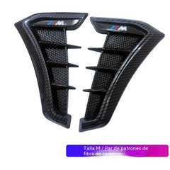 【Juego de 2 piezas】Pegatinas de protección contra arañazos para coches, pegatinas de fibra de carbono para protección contra colisiones.