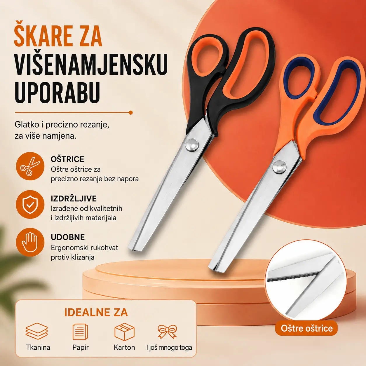 ✂️✂️Profesionalne ružičaste škare – oštre ružičaste škare za tkaninu