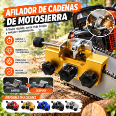 🪚Afilador Profesional de Cadena para Motosierra｜Afilado Rápido y Preciso, Compatible con la Mayoría de Motosierras⚙️