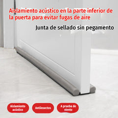 🔥Compra 1 y llévate 1 gratis🔥🔥 【Paquete de 2】Burlete impermeable para el fondo de la puerta: aislamiento acústico, antiviento y antiinsectos (93cm)🌙