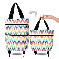 🛒 Carrito de compras plegable 2 en 1 – Tu aliado ligero y multifunción 🛍️✨