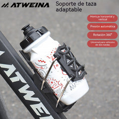 🚴🏍️💧 Portabidón Universal Ajustable para Bicicleta y Motocicleta – Giro 360° y Súper Resistente 🔥49% OFF