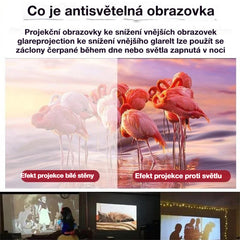 📢📺 Matně bílé projekční plátno s vysokým rozlišením, které vytváří pohlcující zážitek z domácího kina 🎬🌟