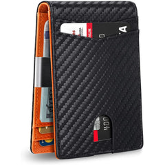 Imprescindible para hombres 👛 Cartera minimalista para hombre con función de protección RFID 👨