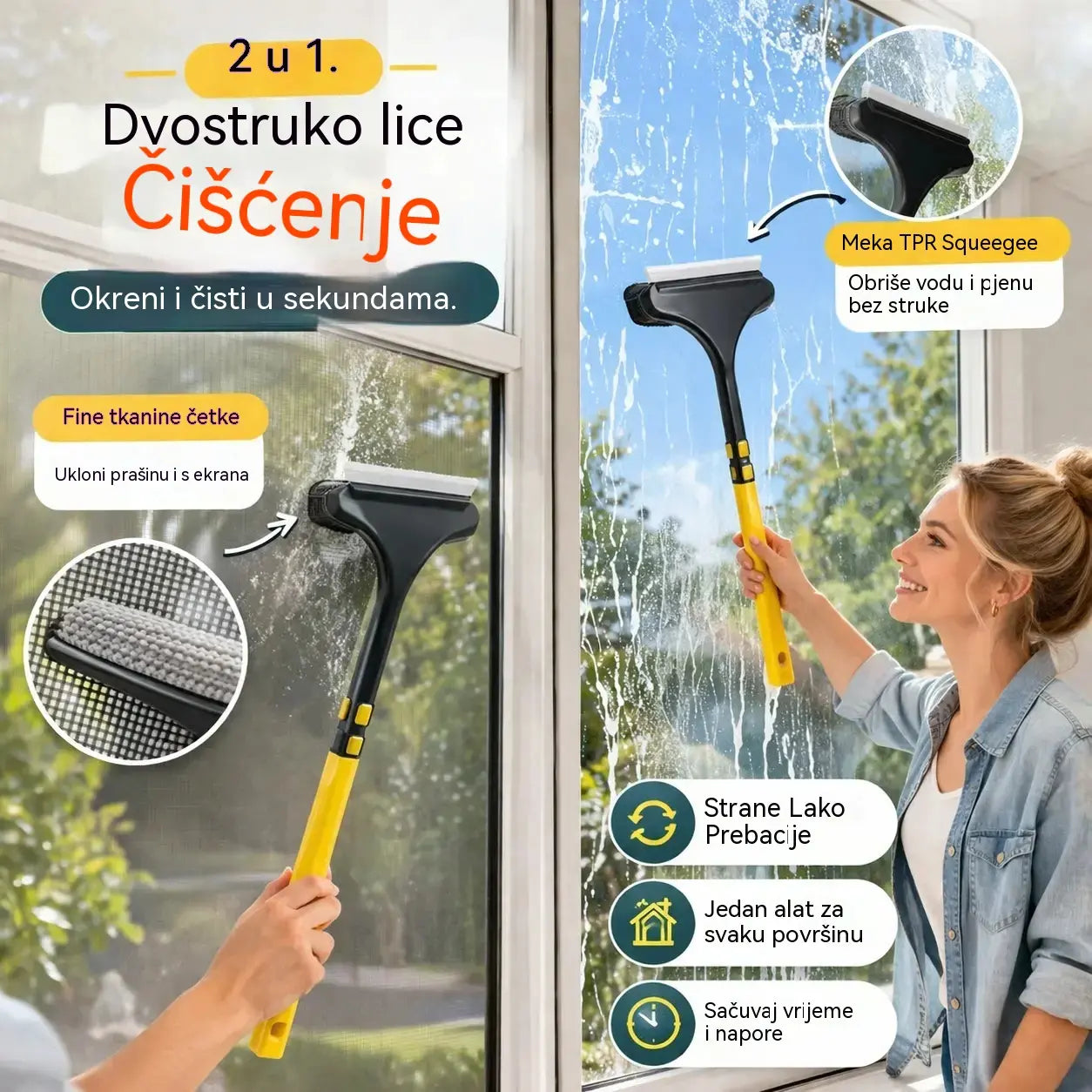 ✨Cepillo de limpieza multiusos 2 en 1✨Ayuda de limpieza eficaz