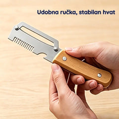 【Kupite 1, dobijte 1 gratis (2 artikla) 】 Višenamjenska kuhinjska gulilica 3 u 1: Gulite, režite i otvarajte boce!