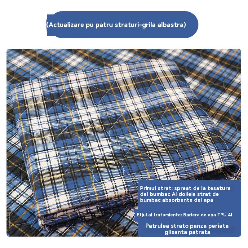 【45*60cm】🛌Almohadilla para pañales para adultos lavable de cuatro capas y almohadilla para el cuidado del pañal transpirable