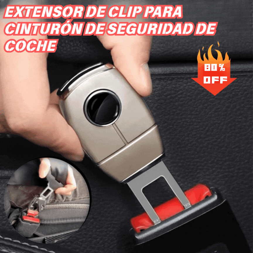 💥💥【Compra 1 y llévate 1 gratis】🚗👍Extensor de cinturón de seguridad de metal para coche