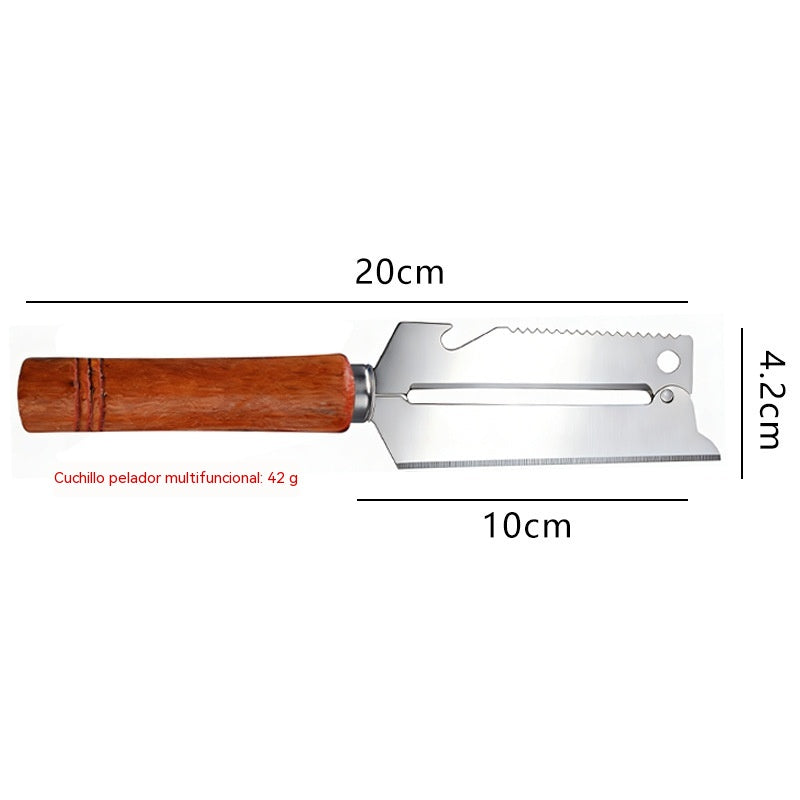 【30%OFF】💥Compra 1 y llévate 1 gratis💥🔪Pelador multifuncional de acero inoxidable🧅