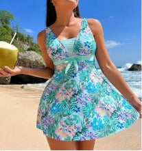 🏖️👙🌴【S-6XL】Traje de baño estampado de moda de talla grande