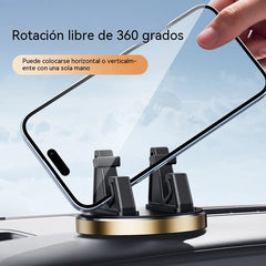 🔥🚗📱 Soporte universal para teléfono de coche, giratorio, con base de ventosa antideslizante.