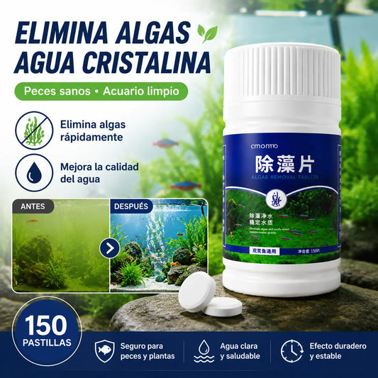 【4 botellas】🐠🌿 Eliminador de musgo y agua verde para acuarios