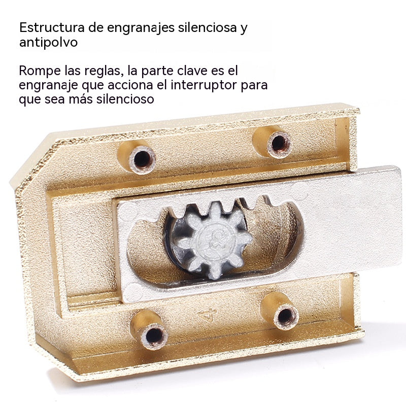 Cerradura de combinación antirrobo sin necesidad de taladrar para puertas de armarios