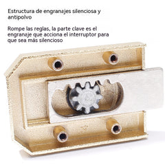 Cerradura de combinación antirrobo sin necesidad de taladrar para puertas de armarios