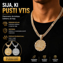 📢📢 50 % popust! ✨ Bleščeč kubanski obesek | V trenutku dvignite svoj stil 💎