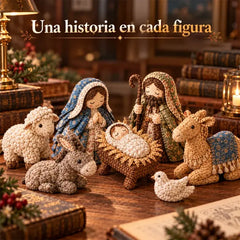 🧵✨ Csináld magad patchwork betlehemi készlet – karácsonyi kézműves szett, kézzel készített dísz dekorációnak vagy ajándékba 🎄🎁
