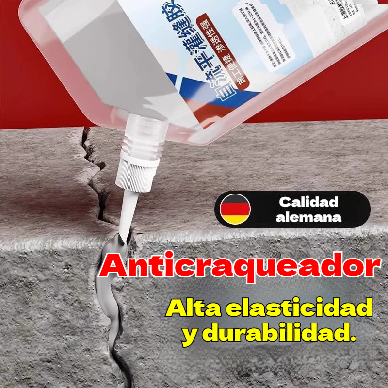 【500g（Herramientas de reparación + boquilla incluidas）】Adhesivo de alta resistencia para la reparación de grietas en hormigón