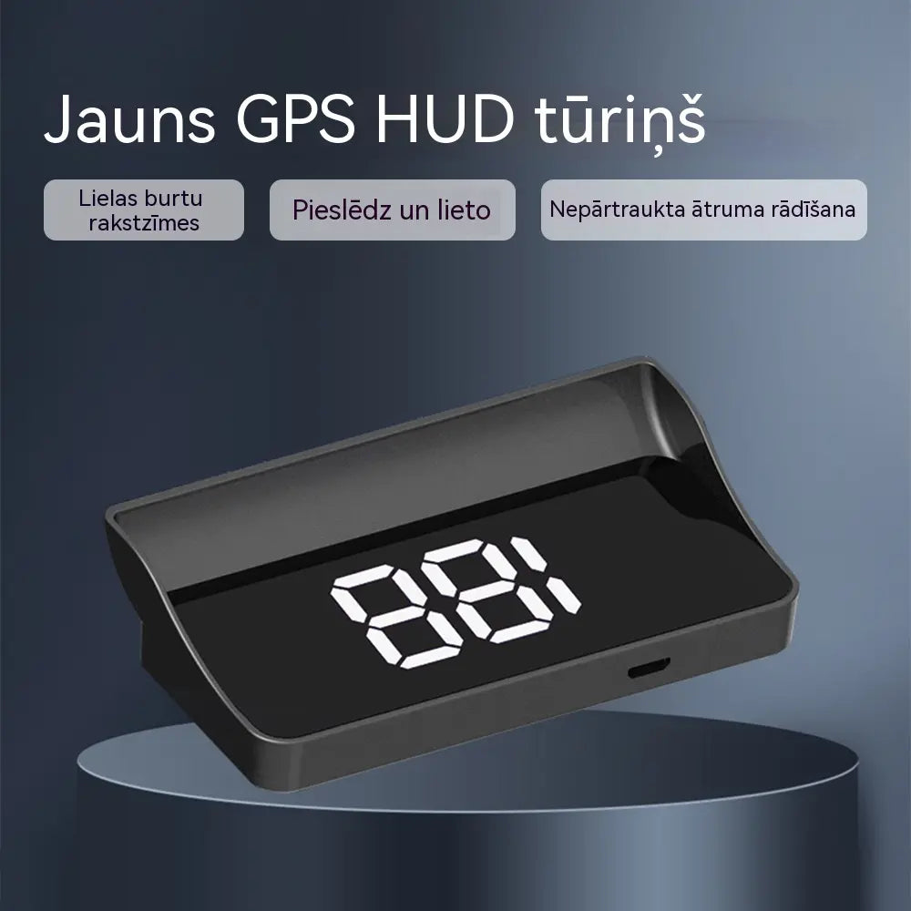 【Swiss Military GPS navigācija "Izvairies no sodiem"】Jauns GPS spidometrs un tahometrs ar HUD displeju