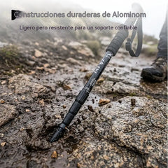 📢¡50% de descuento! ⛰️✨Bastones de trekking/bastones de senderismo multifuncionales y ajustables de aleación de aluminio: duraderos, con absorción de impactos y ligeros.