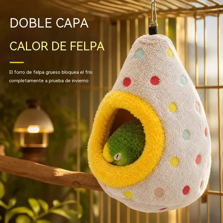 📢📢2 piezas 26 euro🐦🐤 Hamaca colgante tipo nido para pájaros: algodón cálido y comodidad en forma de huevo