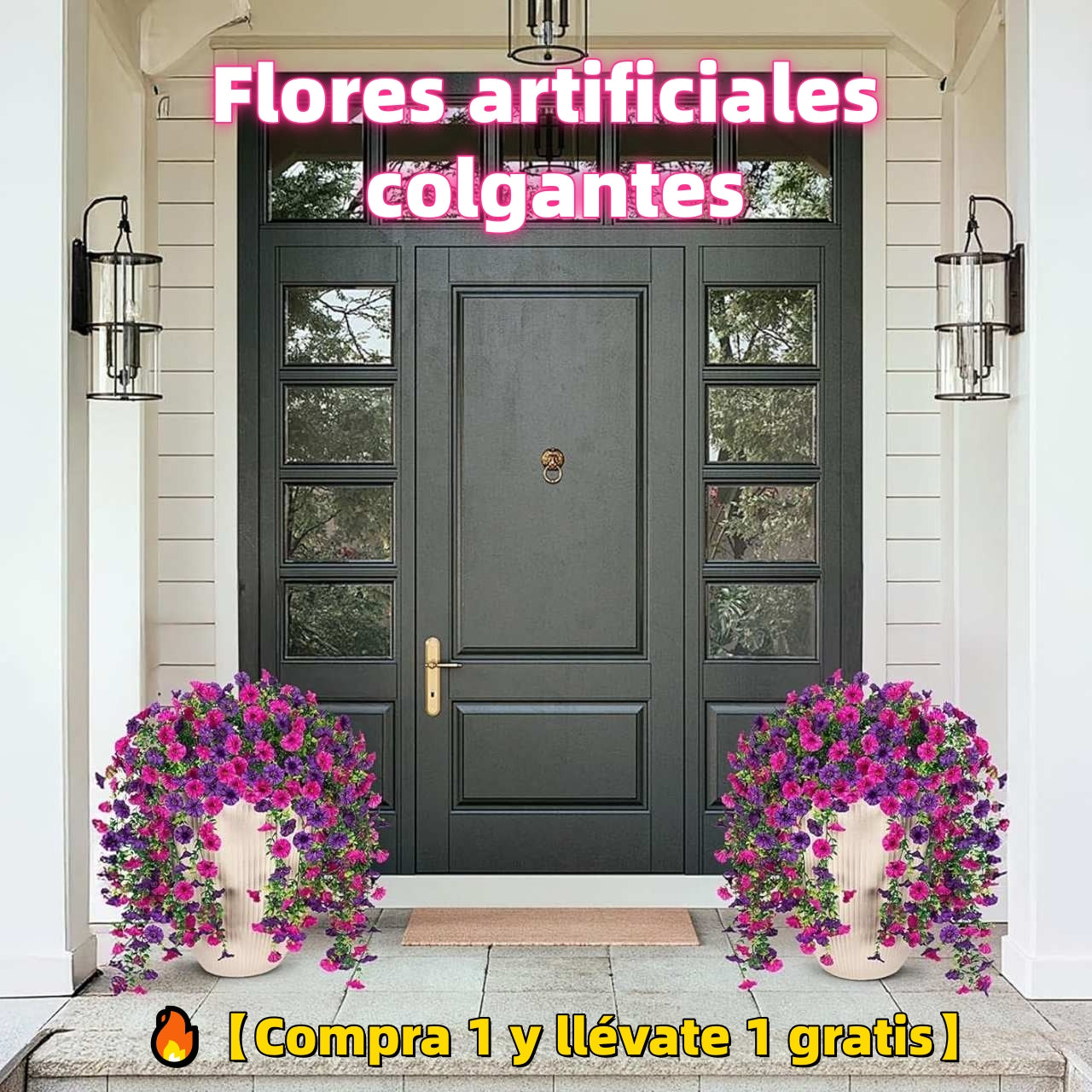 🔥【4 piezas 30 euros】Flores artificiales colgantes